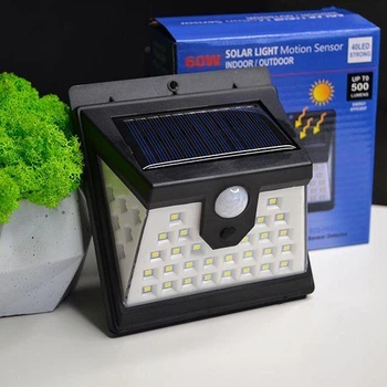 Сенсорный светильник на солнечной панели Solar Light Motion Sensor 40 LED, IP65
