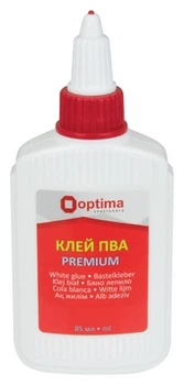 Клей канцелярський Optima Premium 85 г PVA (O45234)
