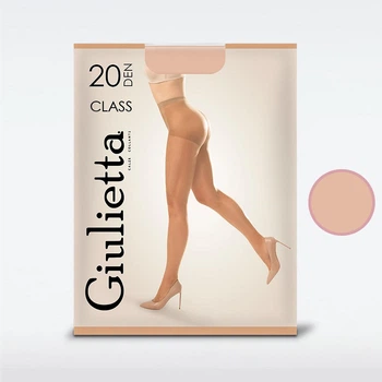 Колготки женские 20 den больших размеров Giulia CLASS 20 (Конверт) glace, 6 (XXL) (4823116933743)