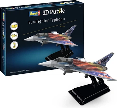 Пазл 3D Revell Eurofighter Typhoon 75 деталей (4009803002538)