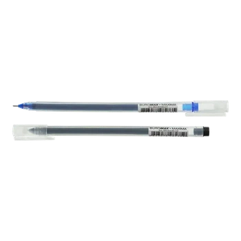 Ручка гелева Buromax Maxima чорнило синє 0.7 мм пластик (BM.8336-01)