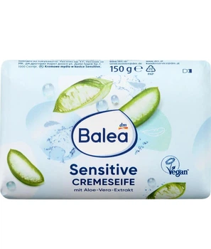 Balea Senitive mit Aloe Vera Тверде мило для чутливої шкіри рук з Алое Вера, 150 г