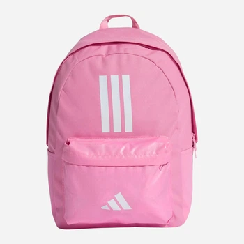 Рюкзак спортивний тканинний 27 л вміщує формат А4 Adidas Classic Back-To-School 3-Stripes Backpack KE5637 Рожевий (4068805245176)