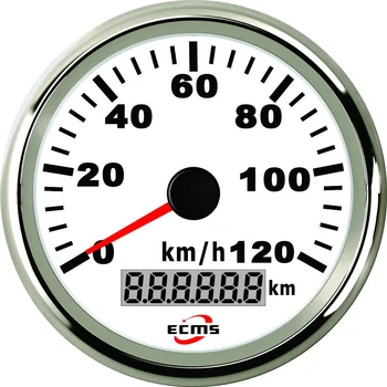 Спідметр Ecms 85 мм білий для човнів катерів тракторів