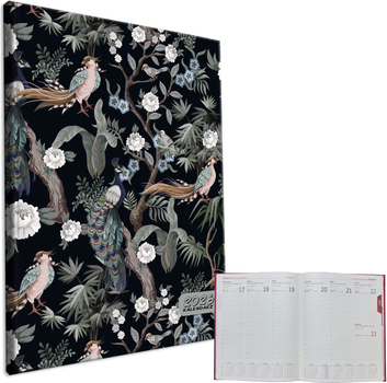 Щотижневик 2026 EV-Corp Botanique Pawie A4 200 сторінок (5906893616364)