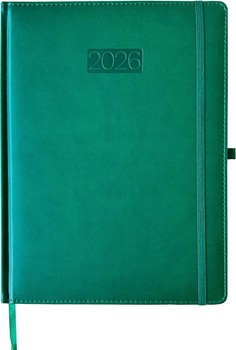 Щоденник 2026 Avanti Elegance V1 A4 416 сторінок Зеленый (5905525867266)