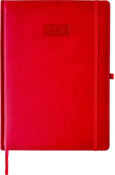 Щоденник 2026 Avanti Elegance V6 A4 416 сторінок Червоний (5905525867310)