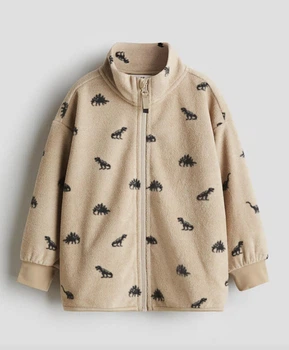 Флісова кофтинка для хлопчиків H&M 122-128 бежева