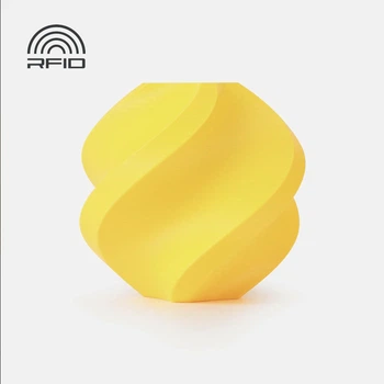 Філамент для 3D-друку Bambu Lab PLA Basic Yellow (10400) 1kg, Жовтий філамент без котушки