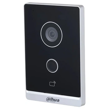 Панель вызова с камерой Dahua DHI-VTO2211G-WP-S2 серый одноабонентская с картридером Mifare IP65