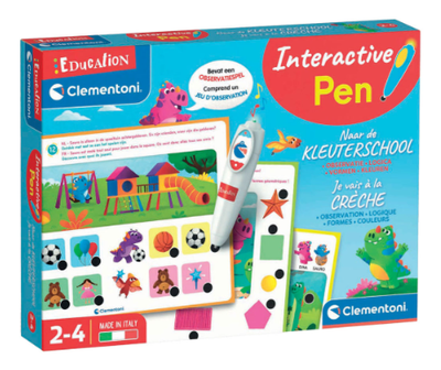 Zestaw edukacyjny Clementoni Education Interaktywny długopis do przedszkola 56592 (8005125565924)