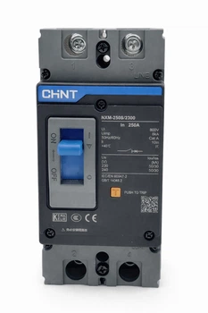Автоматичний вимикач MCCB CHINT NXM-250S AC 2P 250A 800V