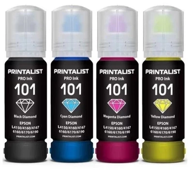 Комплект чернил 101 для Epson L4150 Printalist 000337714