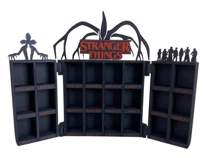 Полиця-вітрина для фігурок Stranger Things Kinder Joy Funko Pop Підставка для колекції Дивні 3D друк НФ001