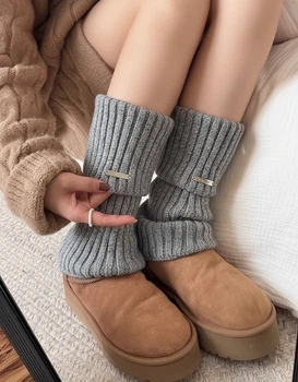 Довгі гетри гольфи без пальців honey fashion accessories one size сірий (70к011)