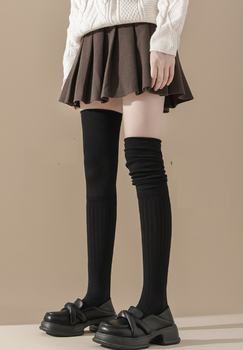 Довгі гетри гольфи honey fashion accessories 35-40 чорний (70к003)