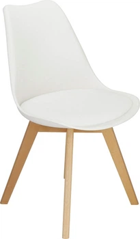 Krzesło do kuchni i salonu Springos Verde DC0016 Białe (5907719469980)