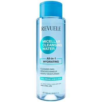 Міцелярна вода All-In-1 зволожуюча Micellar Cleansing Water Revuele 400 мл 5060565106918