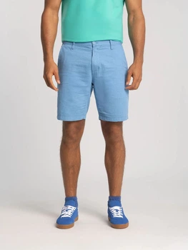 Шорти бавовняні короткі чоловічі U.S. Polo Assn 11A756-RA00A(Light Blue) 32 Блакитні (3001820291994)