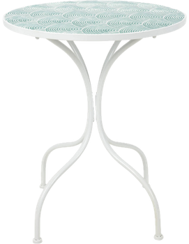 Stolik balkonowy Ambiance 84465 60 x 72 cm Metalowy (8720573453127)