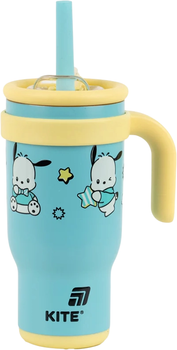 Термокружка с трубочкой Kite Pochacco 530 мл Зеленая (PC25-1266)