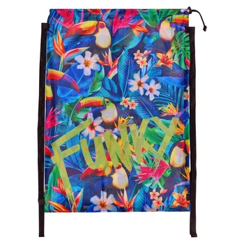 Сетка для инвентаря для плавания Funky Mesh Gear Bag Birdie Wordie (FYG010N72152) 65см x 49см голубая