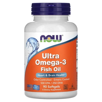 Ультра Омега-3 Now Foods (Ultra Omega-3 500 EPA/250 DHA) 90 капсул (NOW-01661)