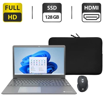 Ультрабук Gateway GWTN156-7BL Ultra Slim / 15.6" (1920x1080) IPS / Intel Core i3-1115G4 (2 (4) ядра по 4.1 GHz) / 4 GB DDR4 / 128 GB SSD / Intel UHD Graphics / WebCam / Card Reader