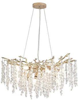 Люстра стельова Luminaria OLIVIA 12xE14 R800 GOLD 220V IP20