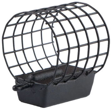 Кормушка Brain фидерная M 5x14 ячеек крашенная (ц.:черный) 60g (1858-21-17)