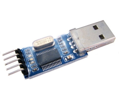Конвертер USB-TTL с PL2303HX контроллером, индикаторами передачи данных, 33/55В (черный) (LKMTR_852751)