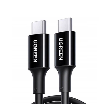 Кабель USB Type-C Ugreen 20 M-M 1м 100W 5А Черный (LKMTR_885546)