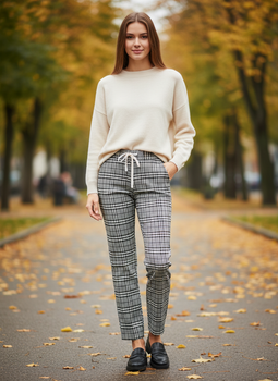Брюки H&M 38 Комбинированный (HM-06955459-Mix)