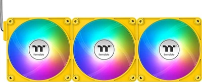 Набір вентиляторів Thermaltake CT140 EX ARGB Sync (3-Fan Pack) Bumblebee (CL-F217-PL14BB-A)