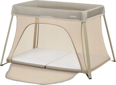 Манеж-кровать 3 в 1 Lionelo Alice Beige Olive (LO-ALICE BEIGE OLIVE)