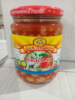 Квасоль в томатном соусе Демьянович 450г