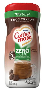 Сухие сливки для кофе Coffee Mate Chocolate Creme Creamer Sugar Free 289.1г