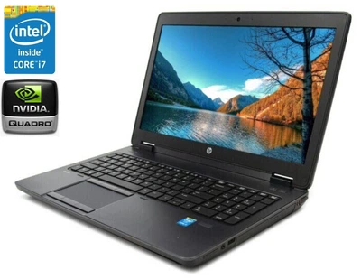 Мобильная рабочая станция HP ZBook 15 G2 / 15.6" (1920x1080) IPS / Intel Core i7-4910MQ (4 (8) ядра по 2.9 - 3.9 GHz) / 16 GB DDR3 / 240 GB SSD / nVidia Quadro K2100M, 2 GB GDDR5, 128-bit / WebCam / DVD-ROM / Windows 10 Pro б/у