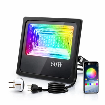Прожектор LED RGB 120 LED Flood Light Смарт-прожектор с управлением через приложение | Для фона, улицы, фото и видео, с музыкальной синхронизацией