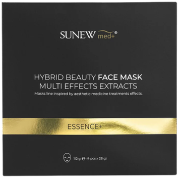 Maseczka do twarzy SunewMed+ Essence+ maska ze sluzem slimaka i peptydami 4 szt x 28 g (5900378737636)