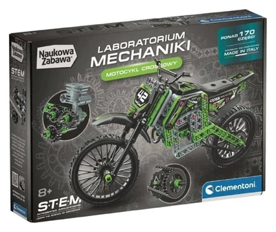 Конструктор Clementoni Лабораторія механіки Мотокрос (8005125504404)