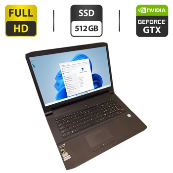 Игровой ноутбук Clevo N170RD / 17.3" (1920x1080) TN / Intel Core i7-6700HQ (4 (8) ядра по 2.6 - 3.5 GHz) / 16 GB DDR3 / 512 GB SSD / nVidia GeForce GTX 960M, 2 GB GDDR5, 128-bit / WebCam б/у