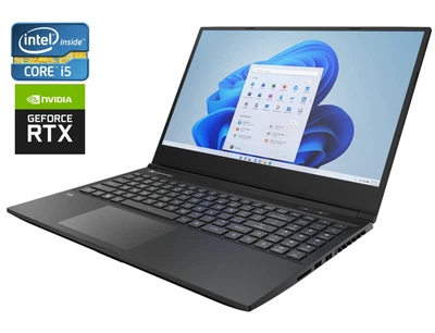 Игровой ультрабук Gateway GGNC51518-BK / 15.6" (1920x1080) IPS / Intel Core i5-11400H (6 (12) ядер по 2.7 - 4.5 GHz) / 16 GB DDR4 / 512 GB SSD / nVidia GeForce RTX 3050, 4 GB GDDR6, 128-bit / WebCam / Win 11 Home б/у