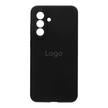 Чехол-накладка Liquid Silicone (AA) с защитой на камеру для Samsung Galaxy A36 5G Black