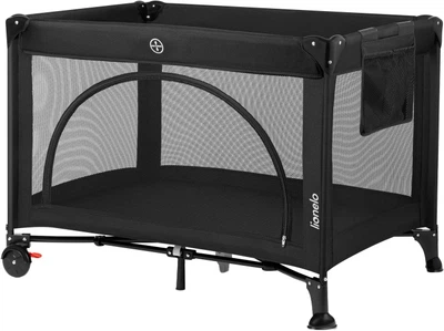 Манеж-кровать 2 в 1 Lionelo Laura Black Carbon (LO-LAURA BLACK CARBON)