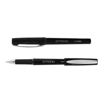 Ручка гелева Buromax STRONG чорнило чорне 0.7 мм пластик (BM.8314-02)