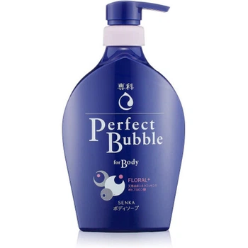 Дезодоруючий гель для душу Shiseido "Senka Perfect Bubble" з ефектом зволоження з гіалуроновою кислотою з