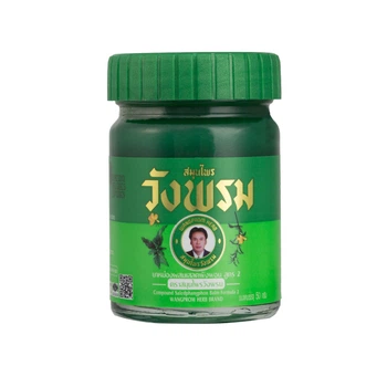 Тайський бальзам PROM WANG Green balm / Зелений бальзам Wang Prom 50 г