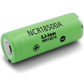 Акумулятор Panasonic NCR18500A 18500 Li-Ion 2040mAh 3.8A 4.2/3.6/2.75V Зелений (2889784286)