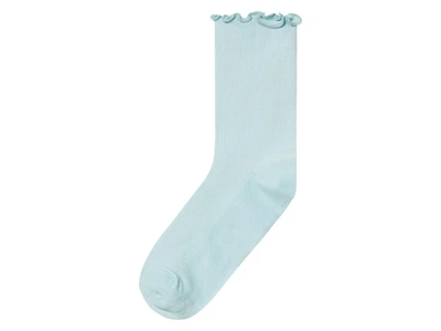 Шкарпетки бавовняні високі для дівчинки Pepperts LYCRA® 464452 35-38 блакитний